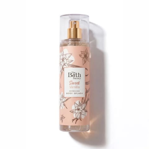 اسپری بدن Sweet Vanilla برند THE BATH FACTORY 200 میلیلیتر