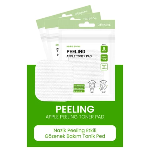 Dermal Peeling Apple Toner Pad
