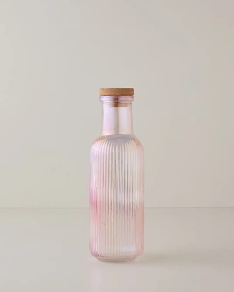 بطری شیشه‌ای Lucan 1000 ml صورتی