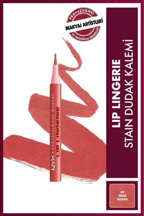 مداد لب NYX Professional Makeup Lip Lingerie Stain - 09 Send Nudes