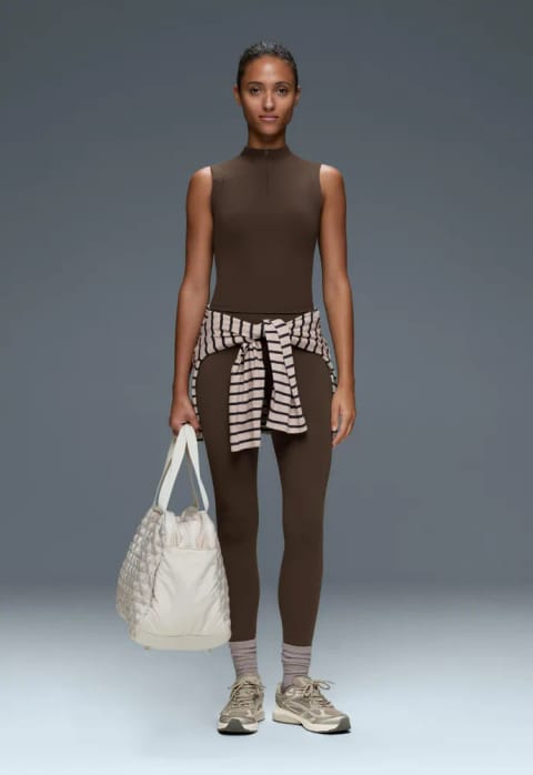 تاپ ورزشی Brown Comfortlux High rise Total look