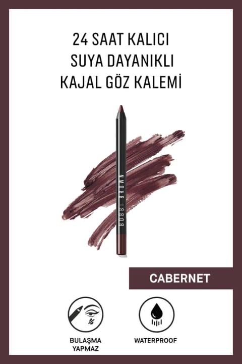 خط چشم کاجال ضد آب 24 ساعته BOBBI BROWN - رنگ Cabernet
