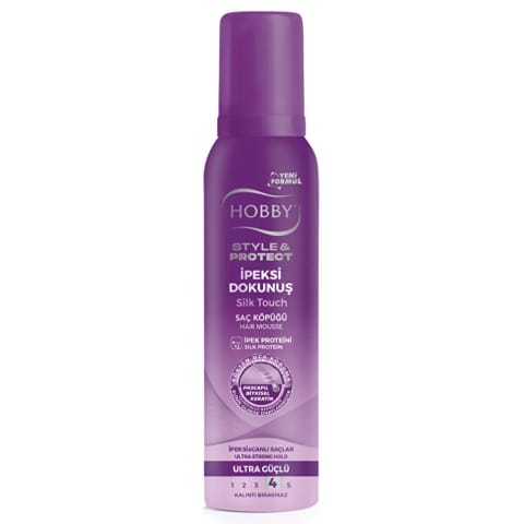 Hobby Style & Protect فوم مو با لمس ابریشمی ۱۵۰ میلی‌لیتر