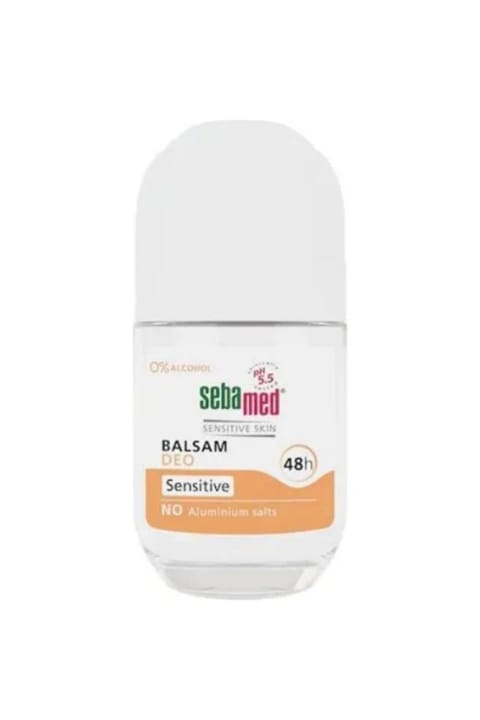 Sebamed دئودورانت رول آن بدون آلومینیوم مخصوص پوست حساس ۵۰ میلیلیتر