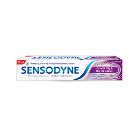 خمیر دندان Sensodyne مراقبت روزانه دندان و لثه ۷۵ میلیلیتر