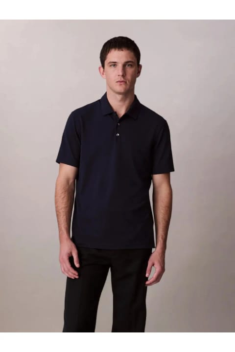 تیشرت یقهپولو Calvin Klein SS Stripe Stretch Jacquard