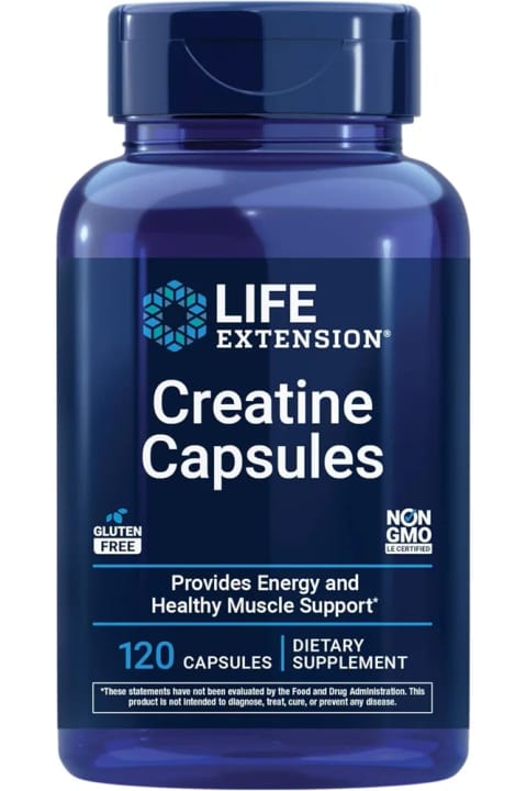 Life Extension کپسول کراتین – Creatine Monohydrate – تقویت قدرت و ...