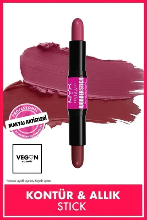 NYX Professional Makeup Wonder Stick کرم رژگونه دوطرفه - Deep Mag...