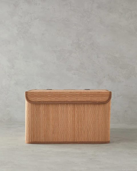 جعبه نگهداری Gina بامبو ۳۶×۲۷×۲۲ سانتی‌متر قهوه‌ای روشن