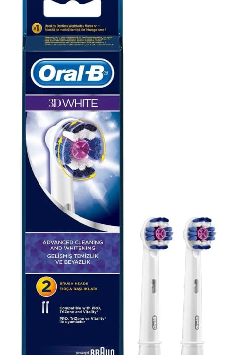 Oral-B 3D White سرخمسواکی (2 عددی)