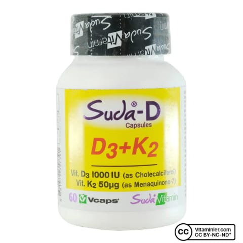 سودا دی ویتامین D3 + K2 60 کپسول