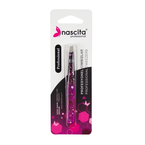 موچین نوک‌باریک طرح‌دار Nascita مدل NASCIMBIZ066