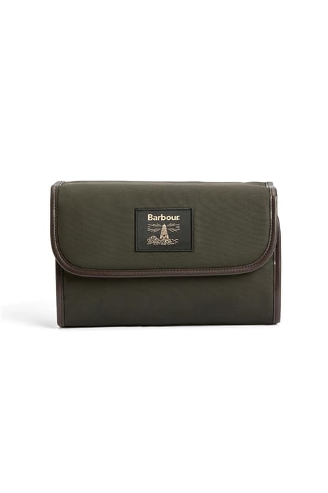کیف لوازم بهداشتی آویز Barbour Wax Organizer OL51 زیتونی