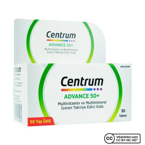 Centrum Advance 50+ مولتی‌ویتامین 30 قرص