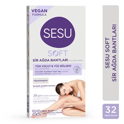Sesu Soft نوار اپیلاسیون ۳۲ عددی