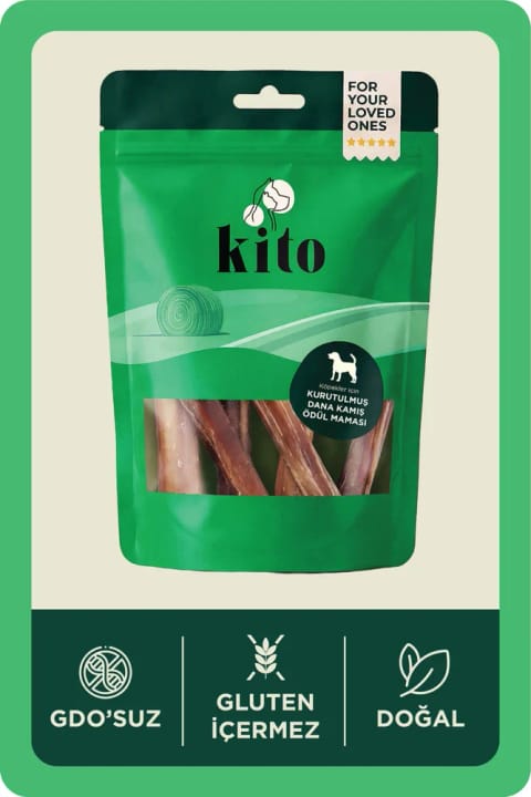 Kito جایزه جویدنی ساق گاو برای سگ ۱۰۰٪ طبیعی، بدون Gluten، ارگانیک ۱...