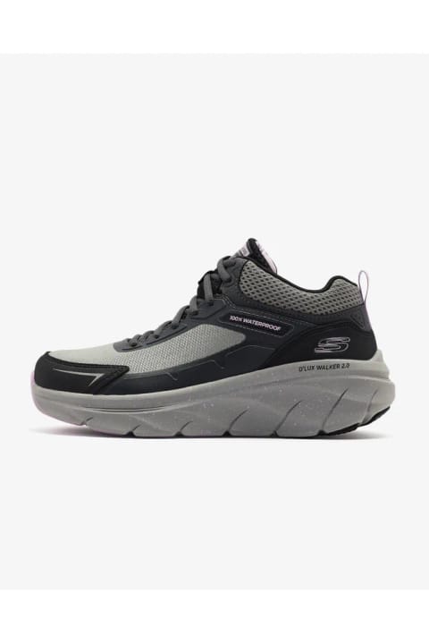 SKECHERS D'lux WALKER 2.0 - RAIN CHECK زنانه طوسی روشن/چند رنگ چکمه 150089 LGMT