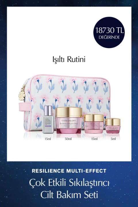 روتین درخشندگی Estee Lauder - Resilience Multi-Effect تقویت‌کننده چنداثره