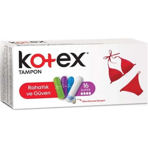 Kotex تامپون سوپر ۱۶ عددی