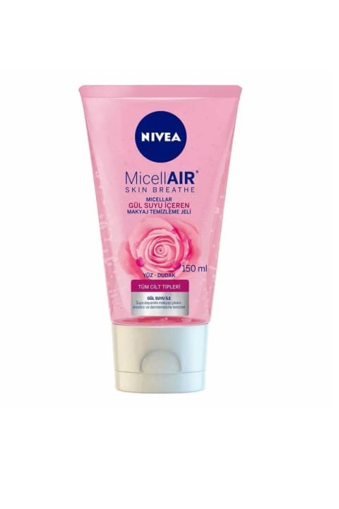 NIVEA ژل پاک‌کننده آرایش با میسلار واتر و عصاره گل سرخ