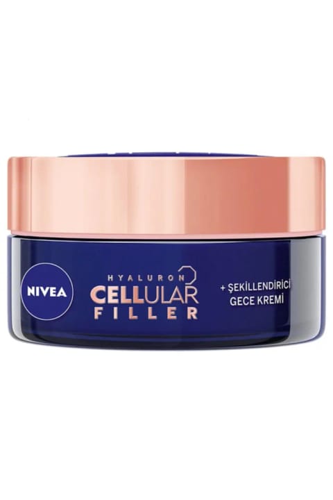 NIVEA Hyaluron Cellular Filler شکلدهنده ضد پیری شب ۵۰ میلیلیتر