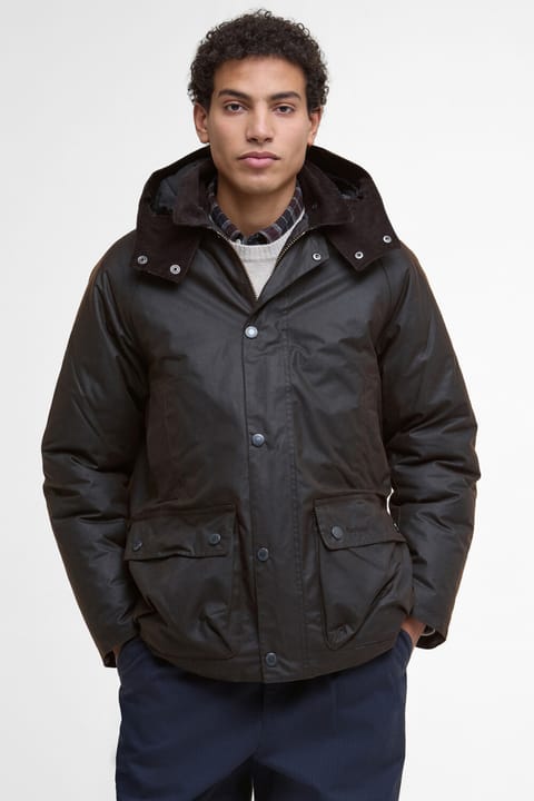 Barbour کت روغنی Modern Beaufort BR91 رنگ Dark Brown/Midnight Oak