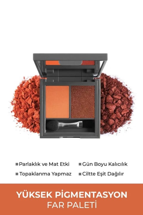 Alix Avien سایه چشم دو رنگ 204 Pumpkin Cake & Pearly Cinnamon 3 گرم