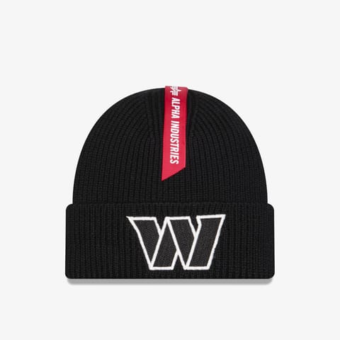 کلاه بافت Alpha Industries x New Era Wascom Short Cuff یونیسکس مشکی