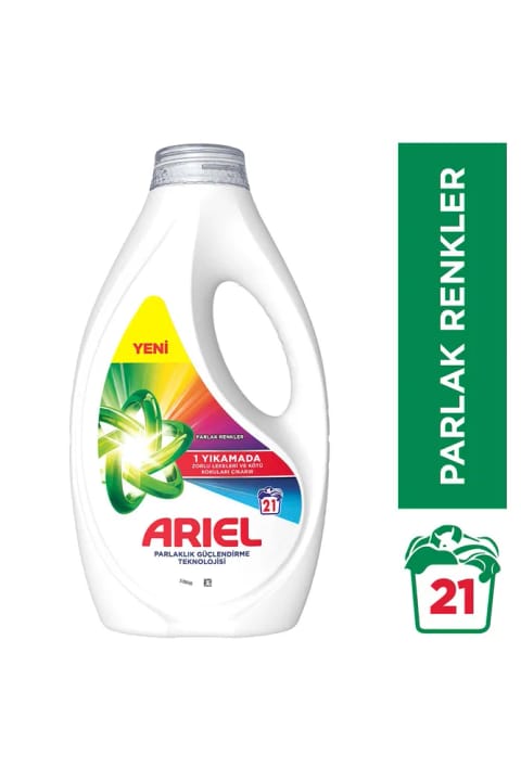 Ariel مایع لباسشویی مخصوص البسه رنگی ۲۱ شستشو