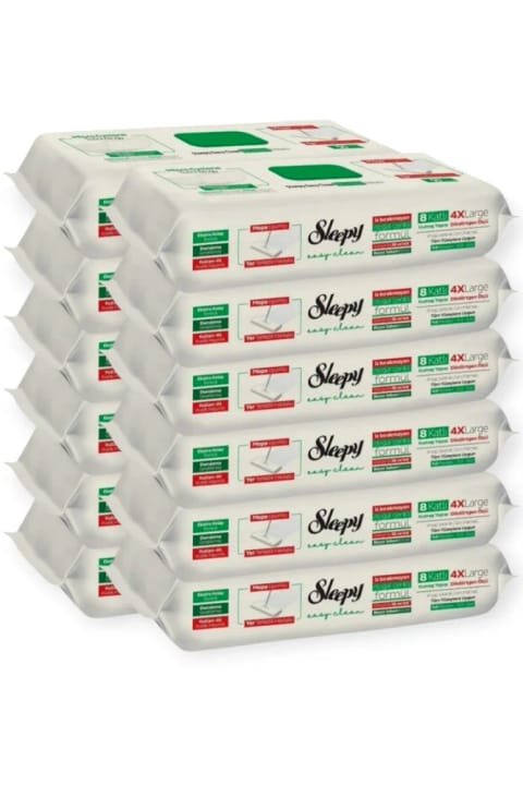 Sleepy 12 تکه حوله تمیزکننده زمین سازگار با تی، حاوی صابون سفید Easy Clean