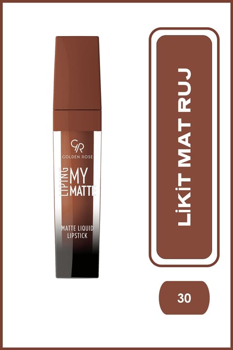 رژ لب مایع مات Golden Rose Liping My Matte شماره 30 حجم 5,5 ml