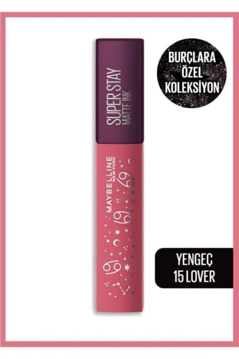 رژ لب مات مایع Super Stay Matte Ink Zodiac - 15 Lover (برج سرطان)