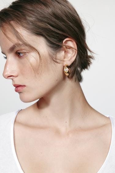 گوشواره حلقه‌ای METAL SHINE