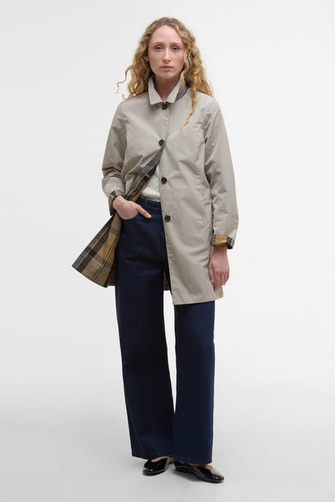 کاپشن ضدآب Barbour Babbity ST33 Mist-Dress