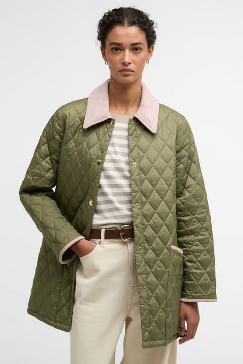 کاپشن کاپیتونه Barbour Icons Modern Liddesdale GN14 Bleached Olive/Ancient/Ga...