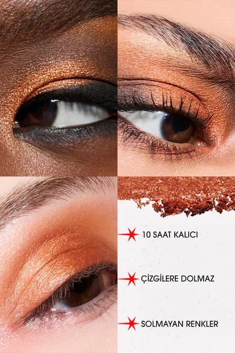 سایه چشم ری‌فیل متالیک پرپیگمنت M.A.C مدل Dazzleshadow - رنگ Couture Copper