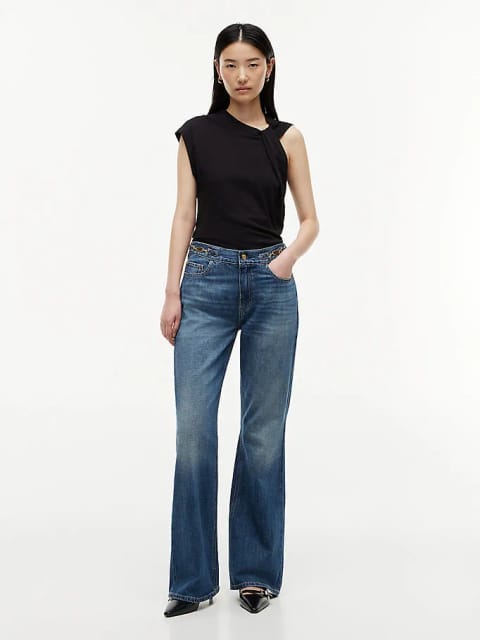 Tommy Jeans زنانه شلوار جین فلر مید