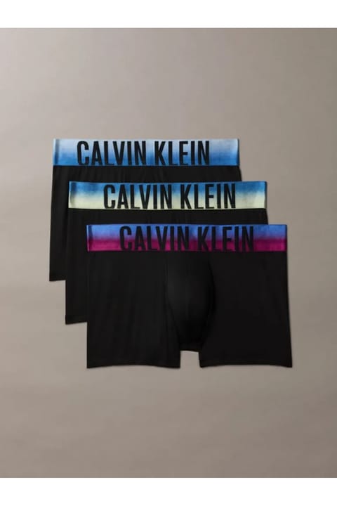 باکسر آبی مردانه Calvin Klein با لوگوی برند مناسب استفاده روزمره