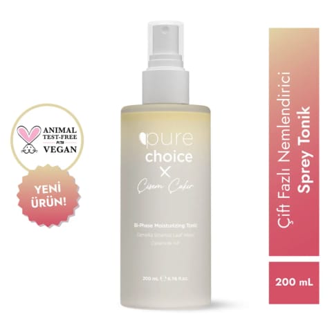Pure Choice اسپری تونیک دو فاز مرطوب‌کننده ۲۰۰ میلی‌لیتر