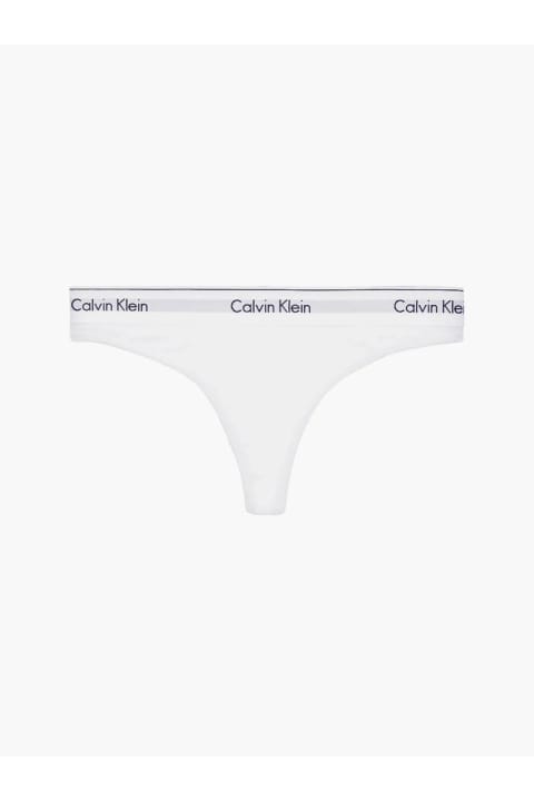 شورت تانگا زنانه Calvin Klein - نوار الاستیک راحت، طرح ساده