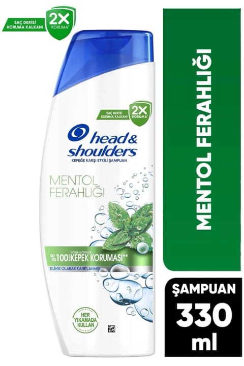 شامپو ضد شوره Head & Shoulders با طراوت منتول 330ml