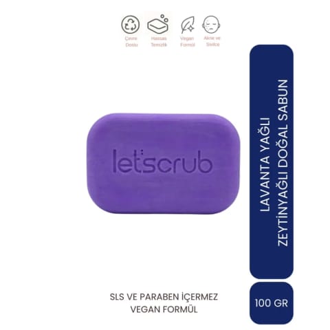 Let'scrub صابون روغن زیتون و اسطوخودوس ۱۰۰ گرمی