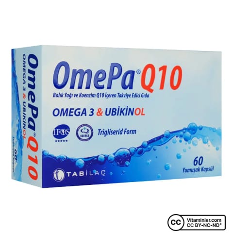 Omepa-Q10 امگا 3 یوبی کینول 60 کپسول