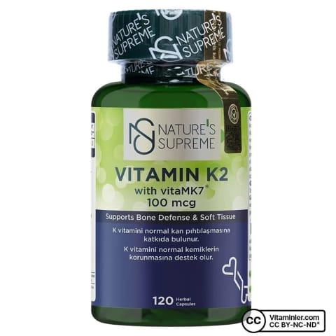 Nature's Supreme Vitamin K2 100 mcg 120 کپسول