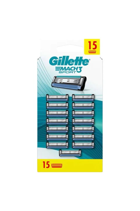 Gillette Mach3 Sport یدکی تیغ اصلاح ۱۵ عددی