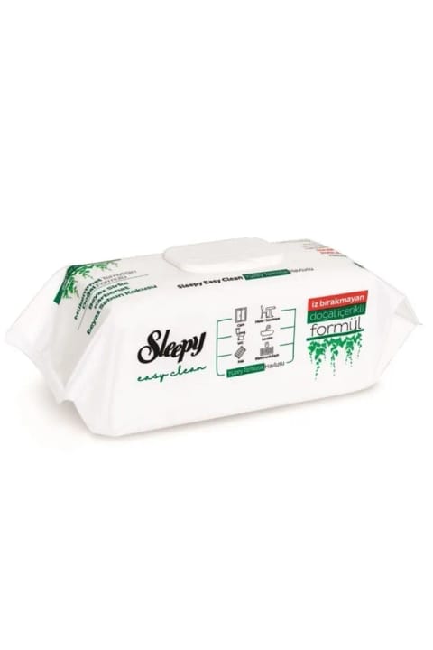 Sleepy 100 عددی دستمال تمیزکننده سطوح با صابون سفید