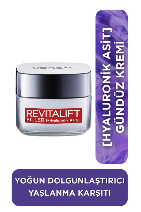 L'Oreal Paris Revitalift Filler کرم حجمدهنده با Hyaluronic Acid