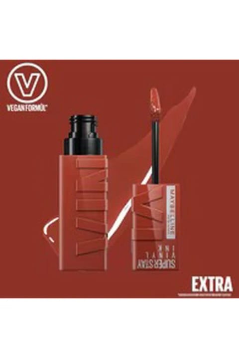 رژ لب مایع براق Maybelline New York Super Stay Vinyl Ink 130 Extra