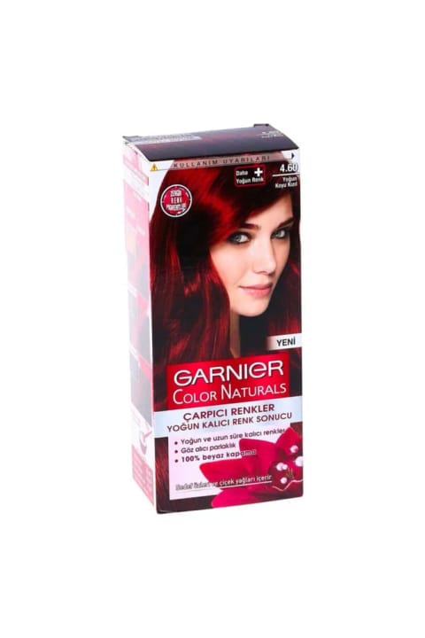 Garnier Color Naturals رنگ مو شماره 4.60 قرمز تیره پررنگ