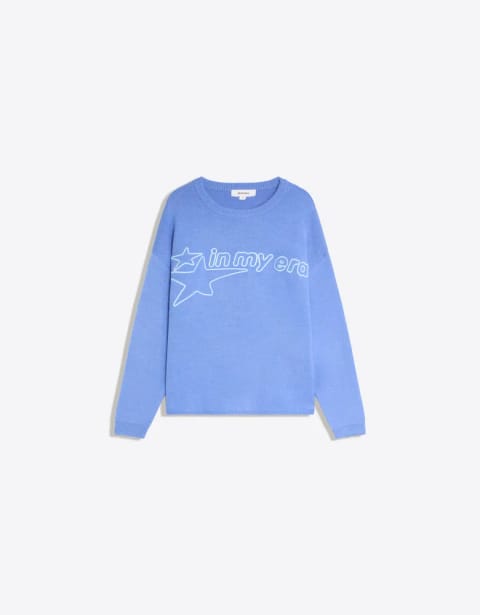 Bershka پیراهن یقه گرد گلدوزیشده